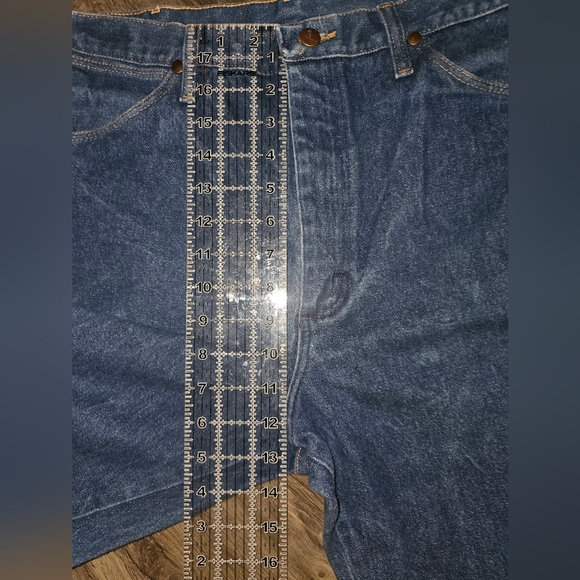 Vintage Mens Made in USA Wrangler Size 35 x 34 - Picture 3 of 12